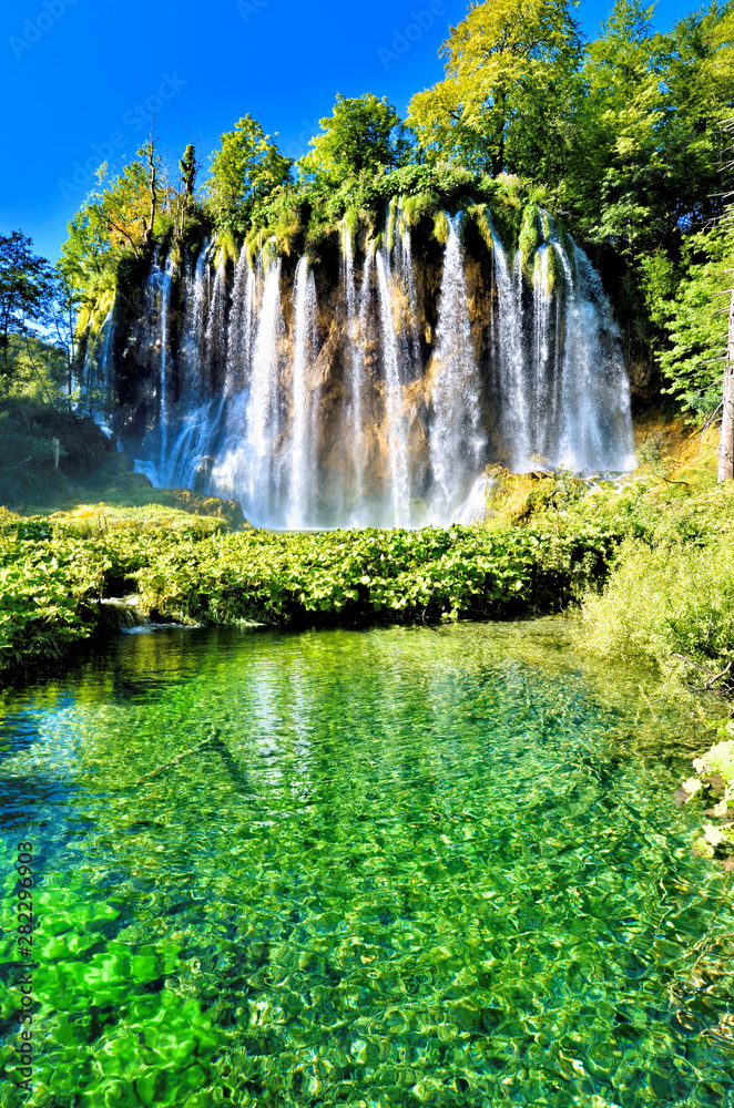 Fototapeta Beautiful waterfalls of