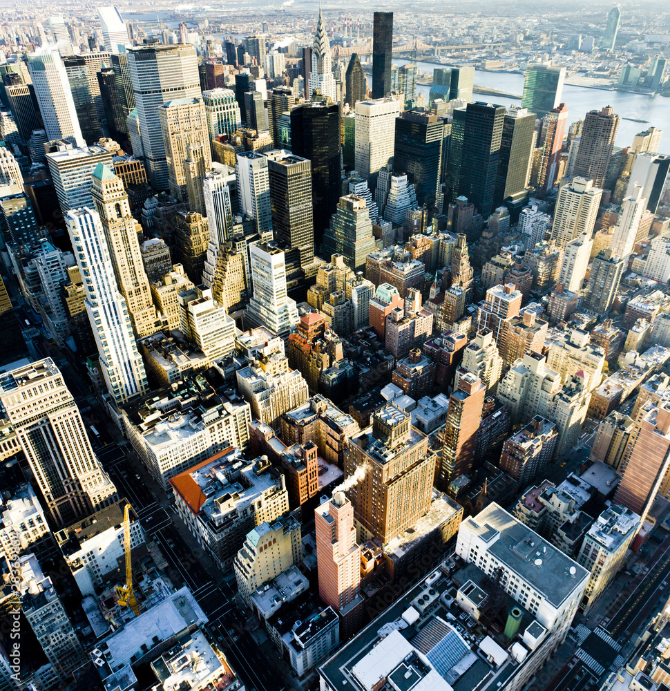 Obraz Kwadryptyk view of Manhattan from The