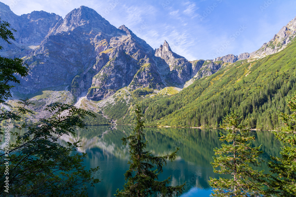 Fototapeta Morskie Oko lake in the Tatra
