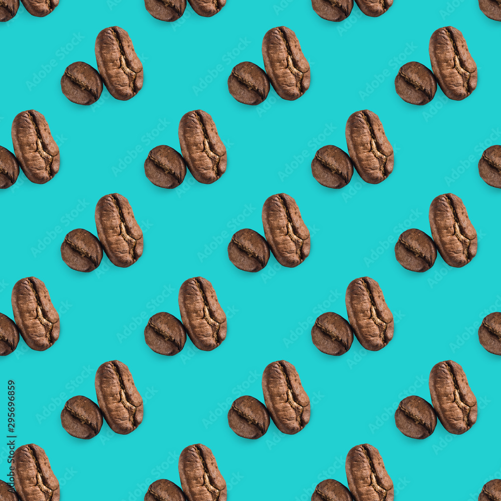 Tapeta seamless pattern of coffee