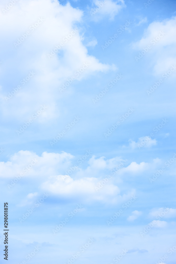 Fototapeta Pastel blue sky with light