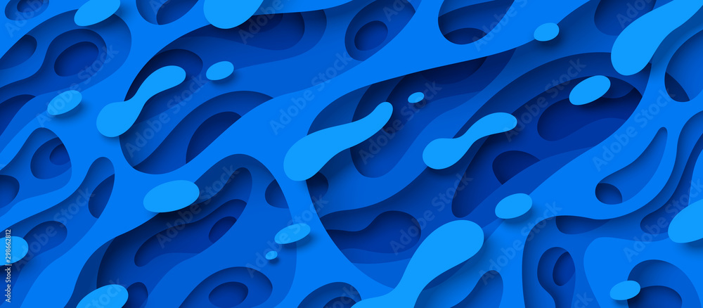 Obraz Tryptyk 3D abstract background with