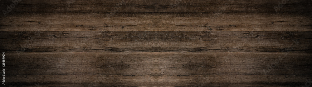 Obraz Pentaptyk old brown rustic dark wooden