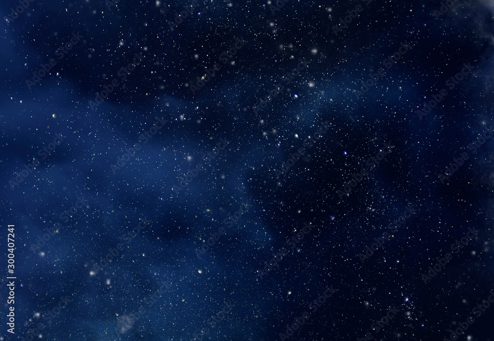 Fototapeta Starry Sky with Stars