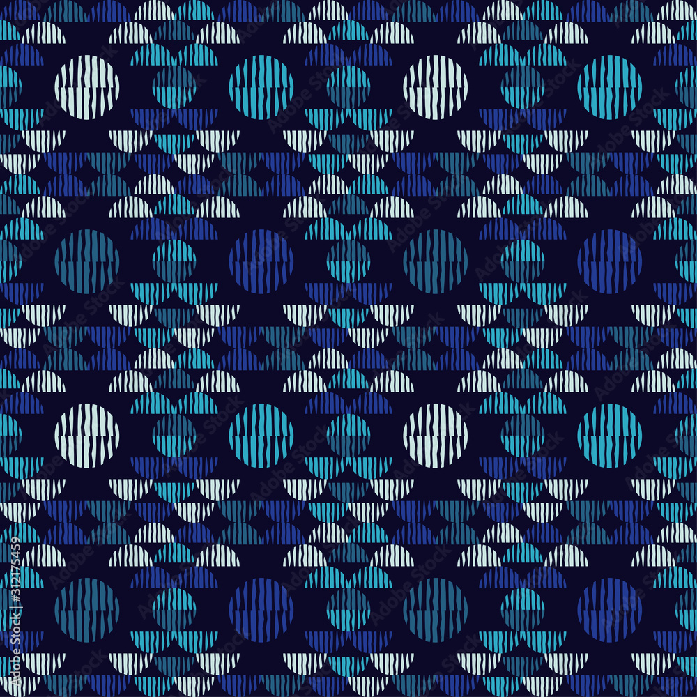Fototapeta Ethnic boho seamless pattern.