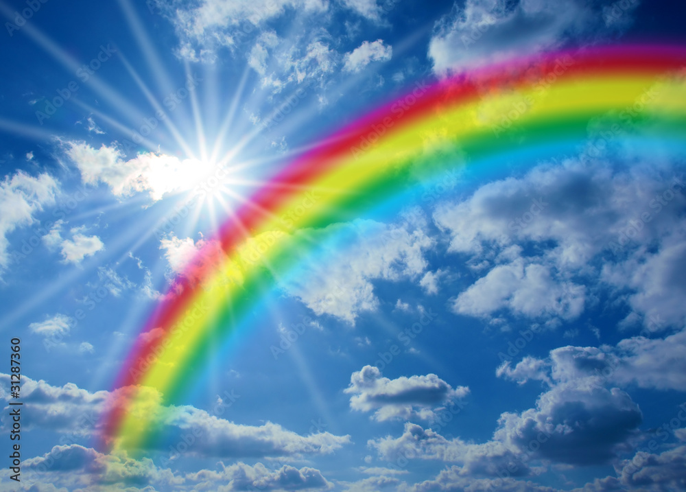 Obraz Pentaptyk Rainbow