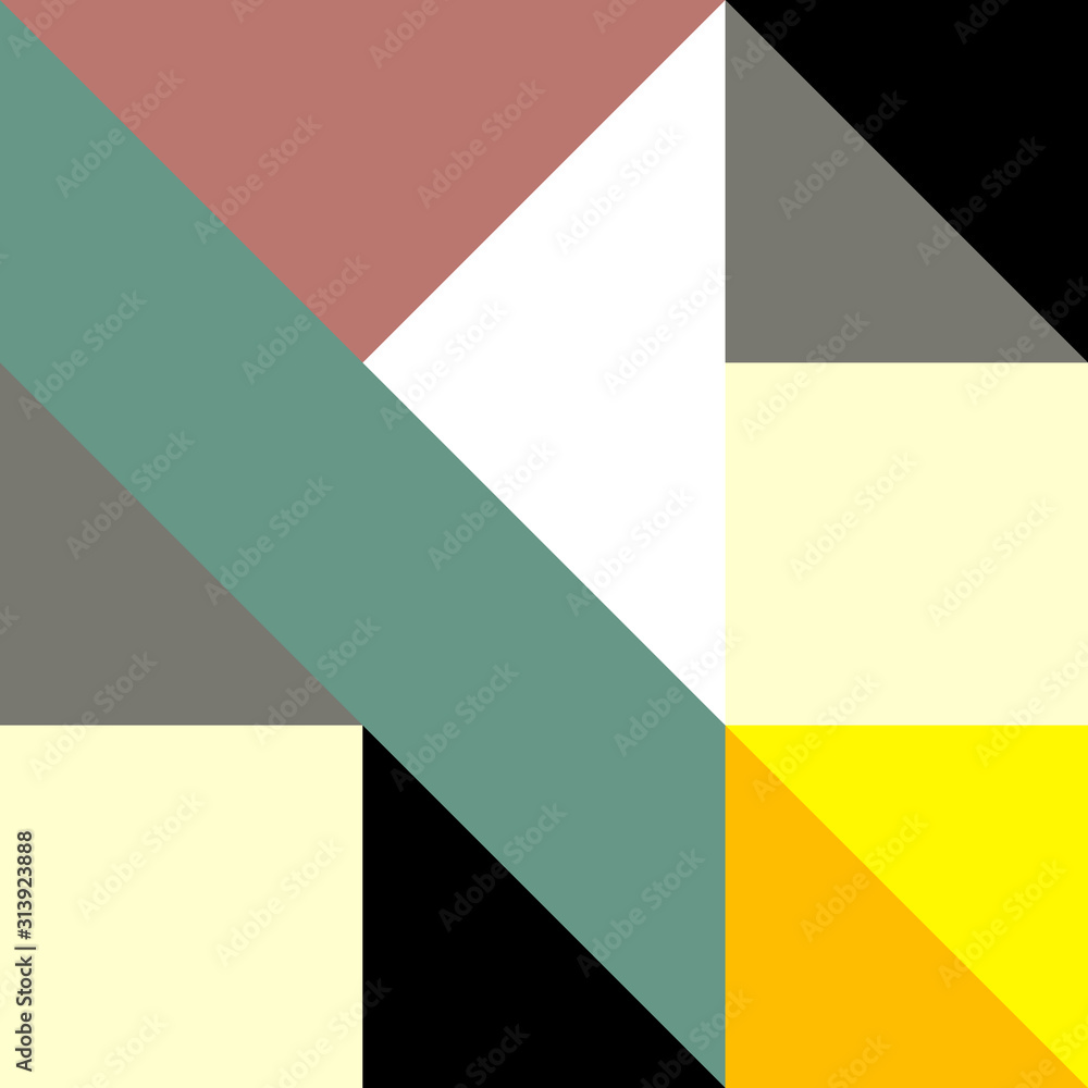 Obraz Tryptyk Abstract vector seamless