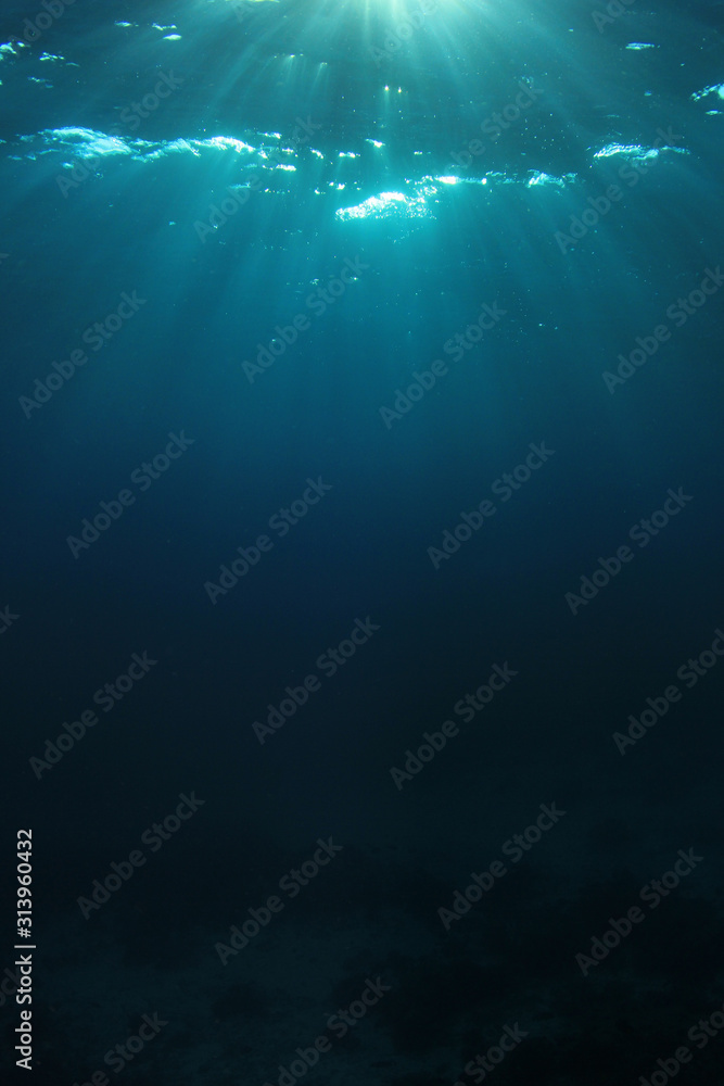 Obraz Dyptyk Sunlight in ocean 