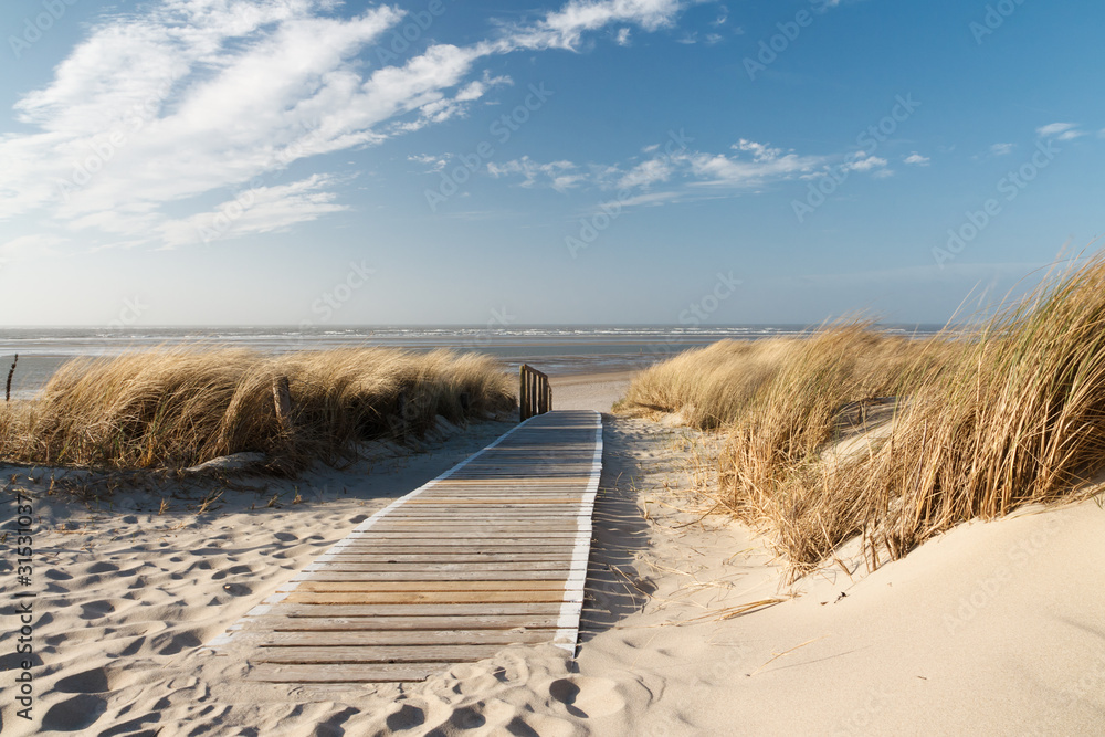 Obraz Dyptyk Nordsee Strand auf Langeoog