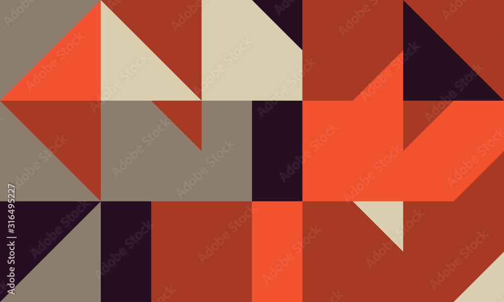 Obraz Tryptyk Unusual Vector Abstract