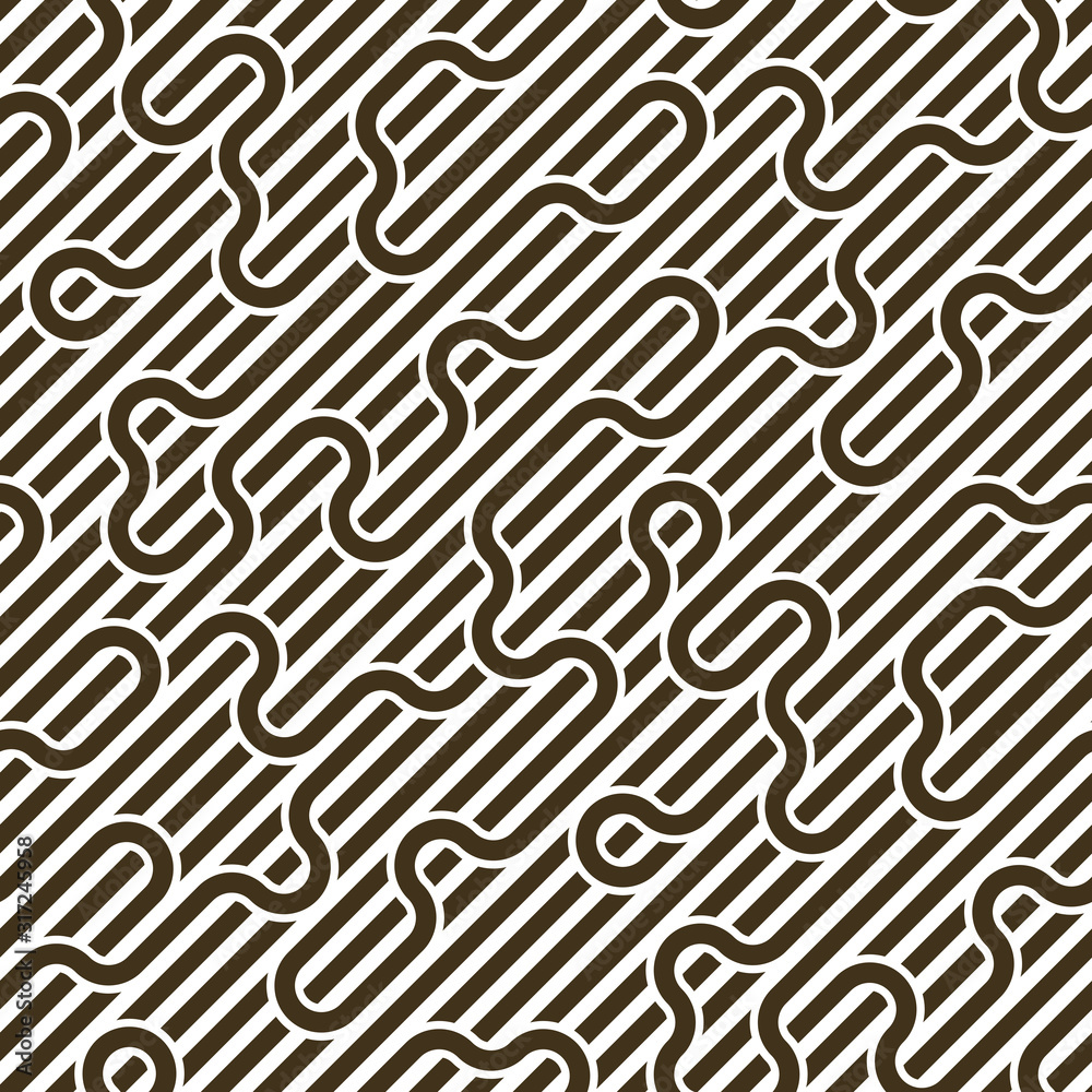 Fototapeta Stripy vector seamless pattern