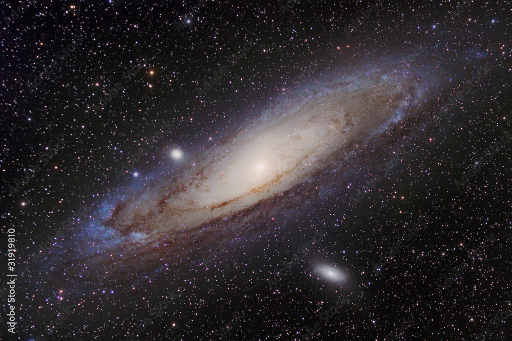 Obraz Pentaptyk Andromeda Galaxy