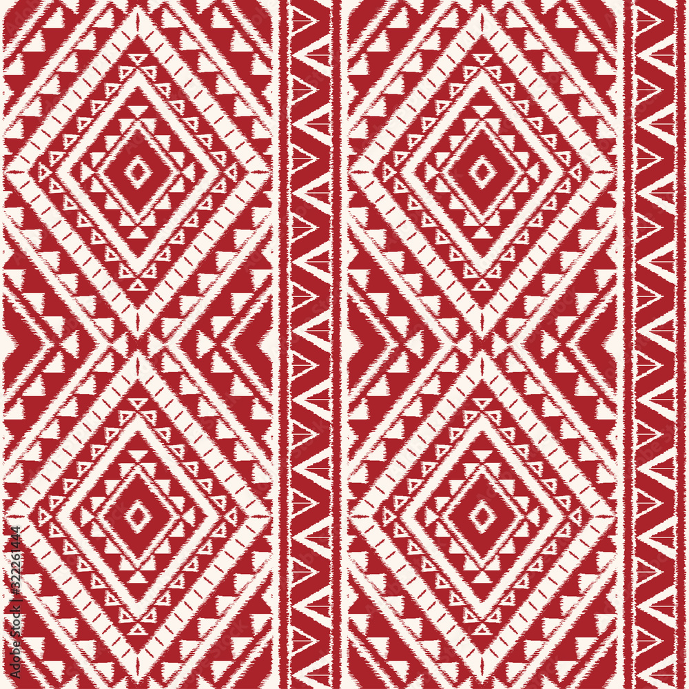 Fototapeta Peru ikat tribal pattern