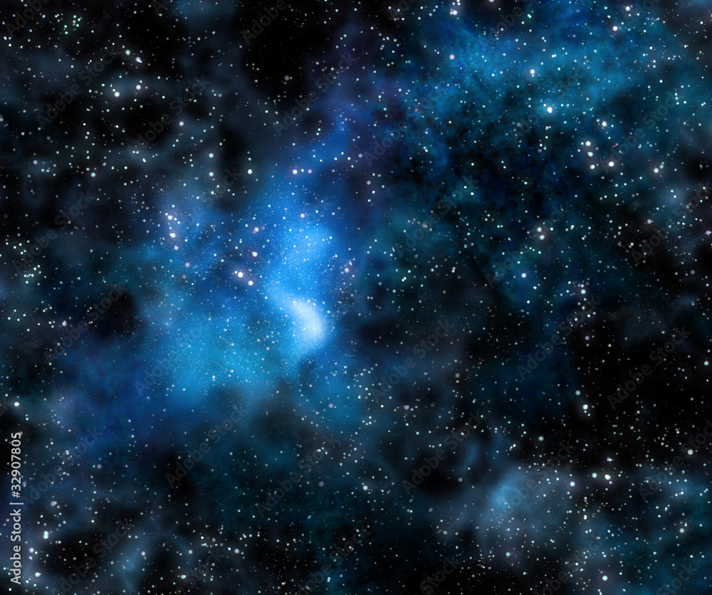 Fototapeta starry deep outer space nebula