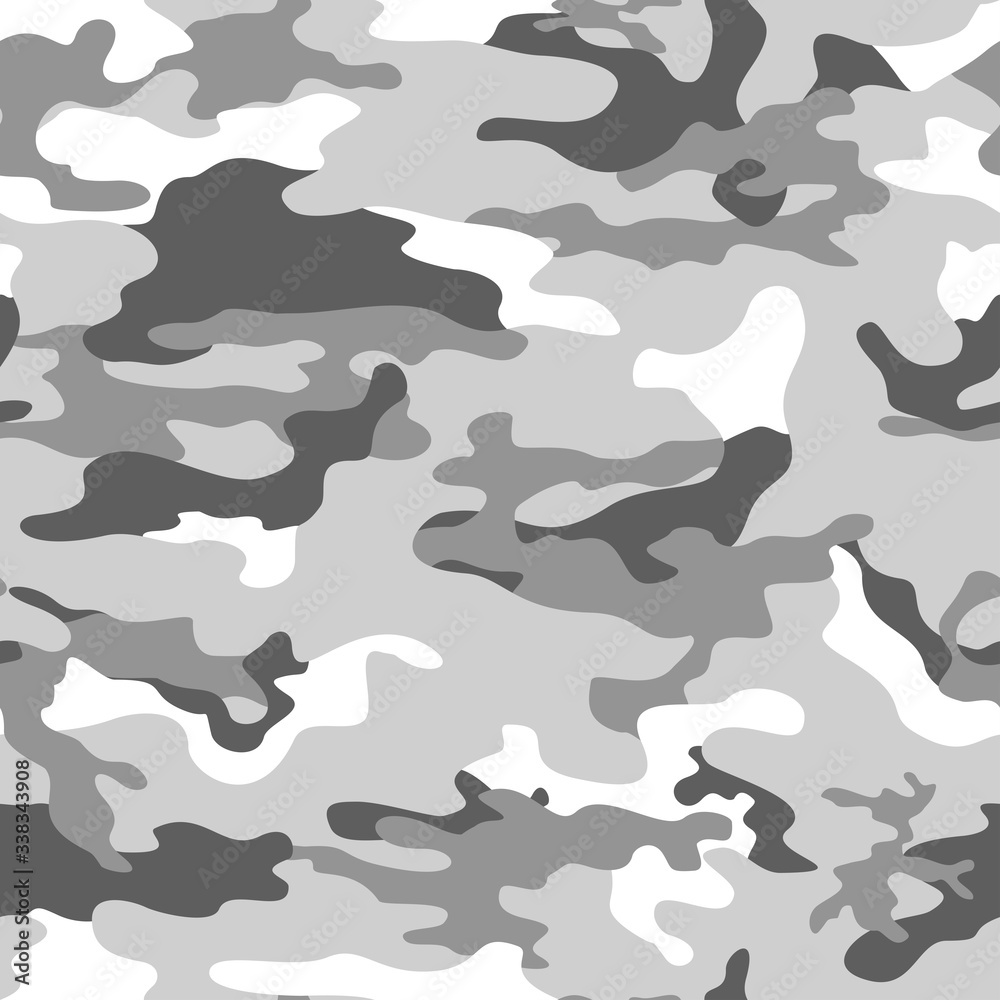 Fototapeta 
Gray camouflage seamless