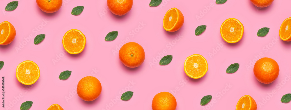 Obraz Tryptyk Fruit pattern, creative summer