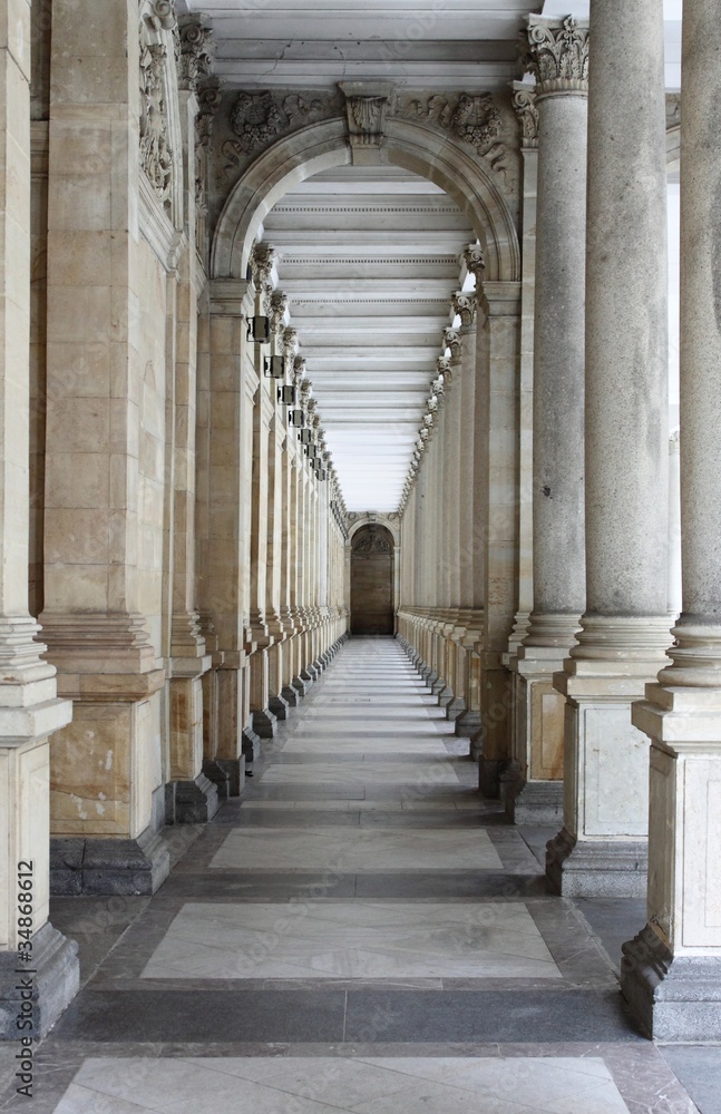 Obraz Tryptyk Colonnade in Karlovy Vary