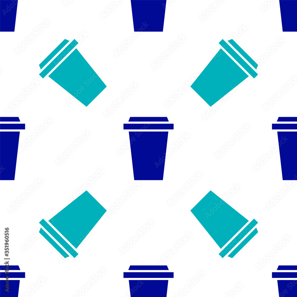 Tapeta Blue Coffee cup to go icon
