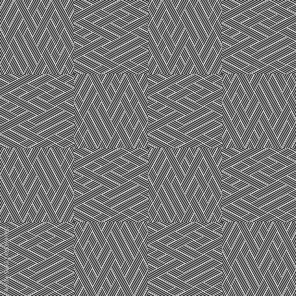Fototapeta Seamless pattern with oblique