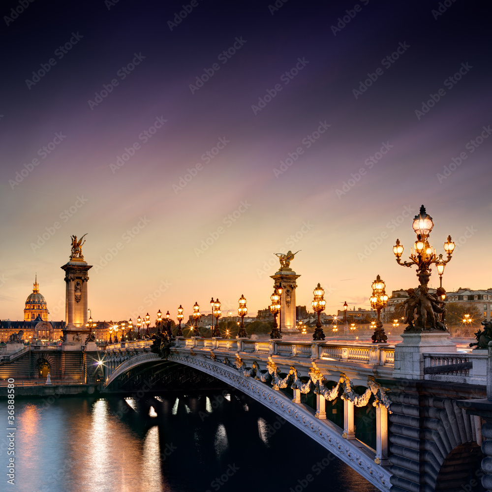 Fototapeta Pont Alexandre III, Paris