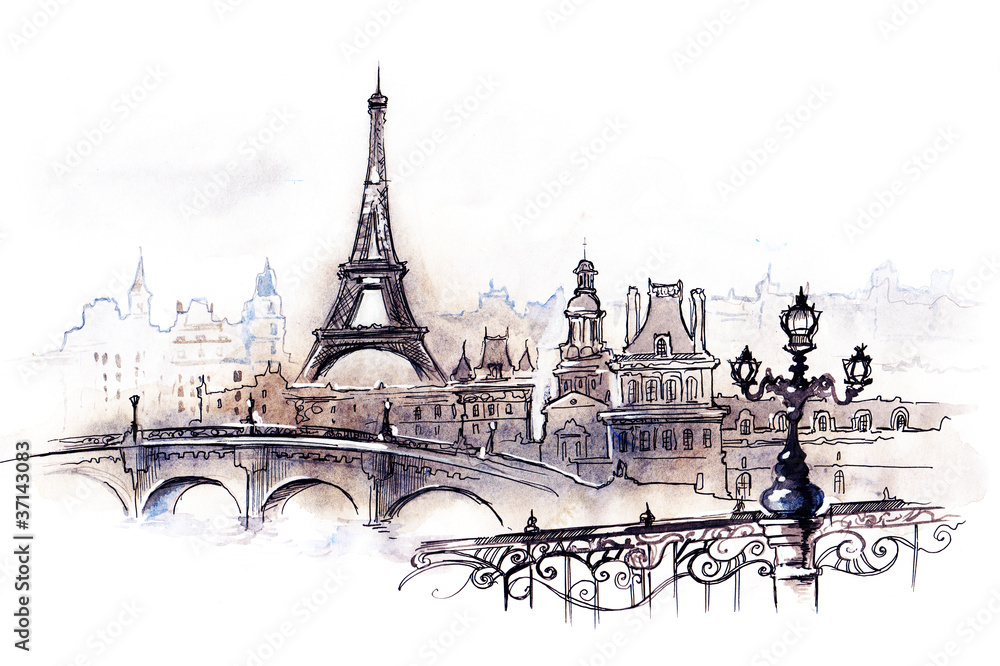 Obraz na płótnie Paris (series C)