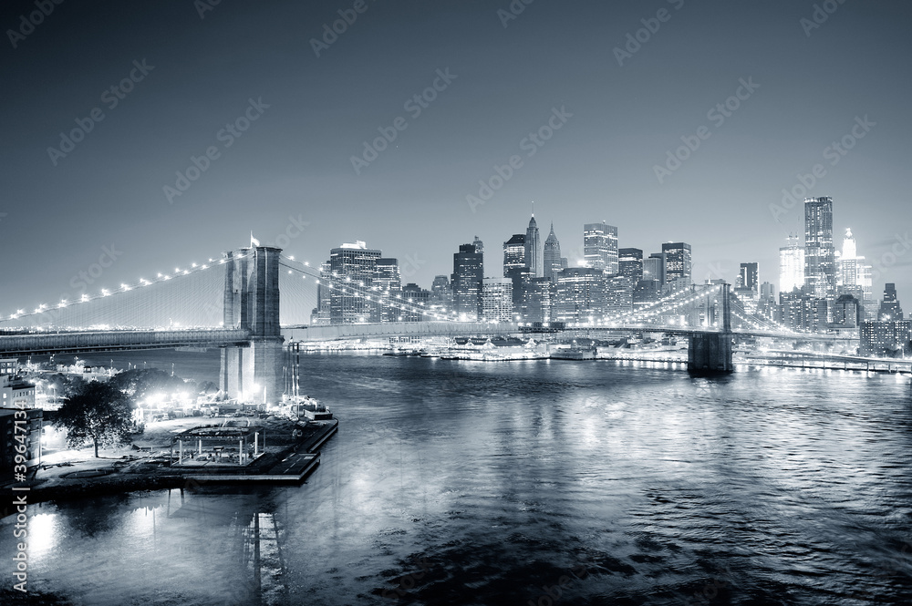 Obraz Tryptyk New York City Manhattan