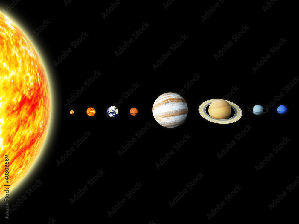 Fototapeta Solar system