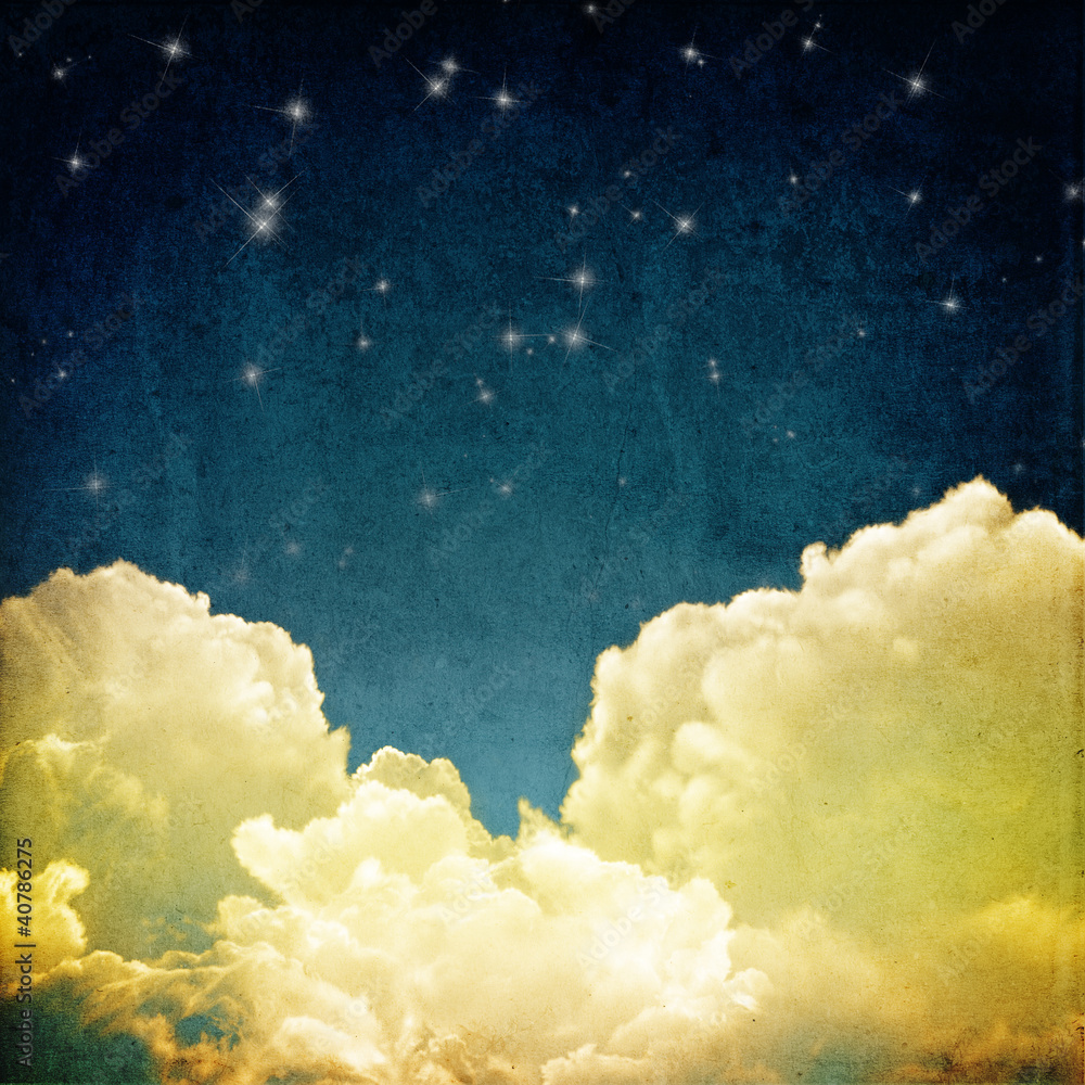Obraz Kwadryptyk cloudscape