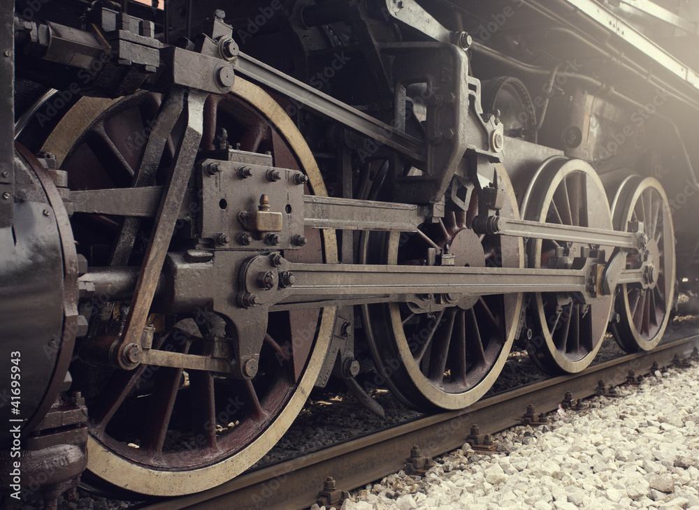 Fototapeta Steam train
