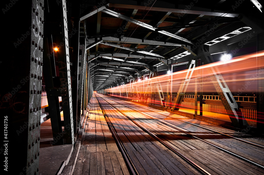 Obraz Tryptyk Gdanski Bridge