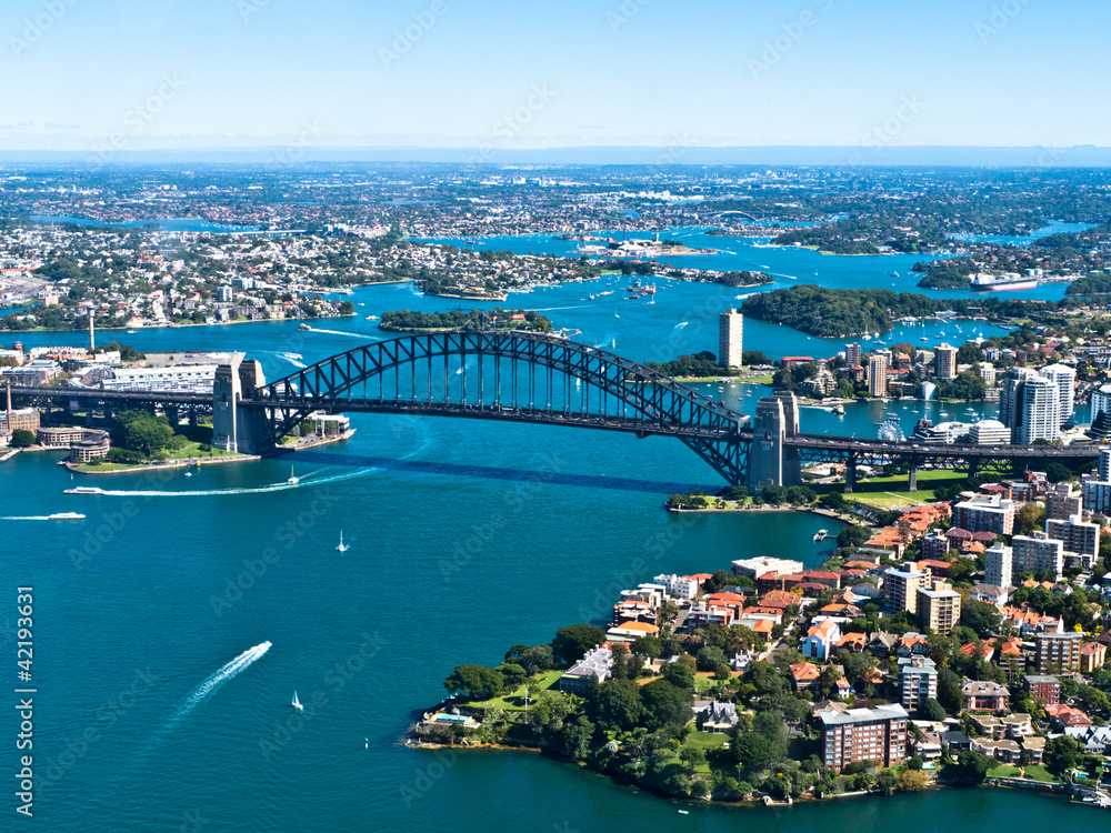 Obraz Pentaptyk Sydney Harbour Bridge