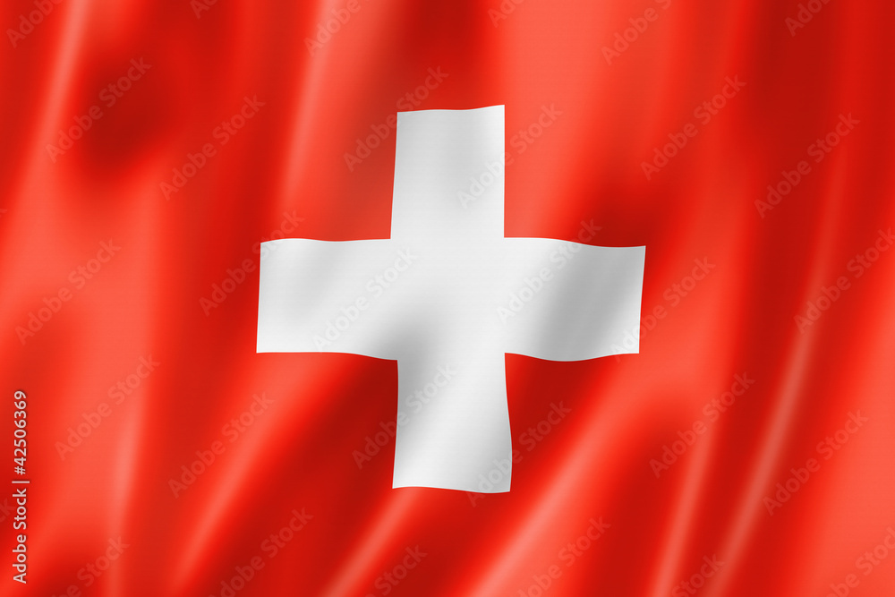 Fototapeta Swiss flag