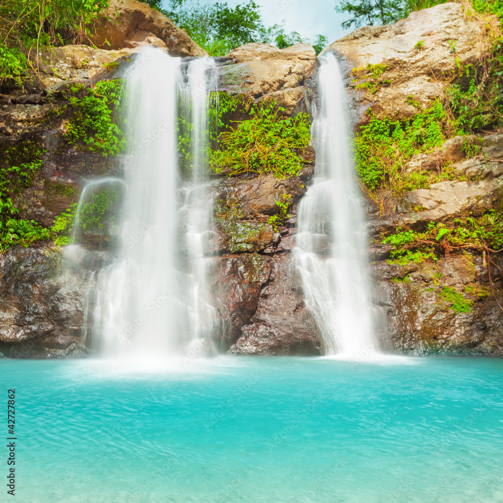 Fototapeta Beautiful waterfall