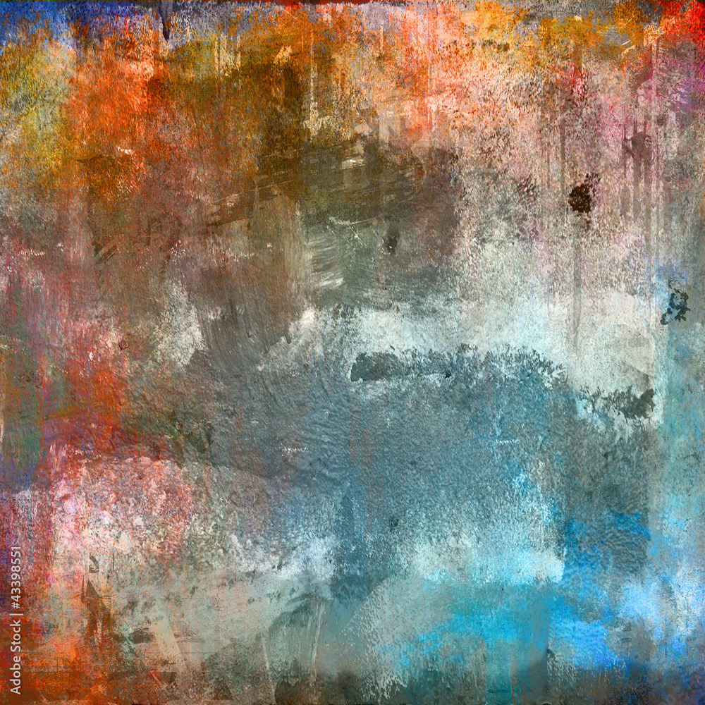 Obraz Pentaptyk Grunge colorful background