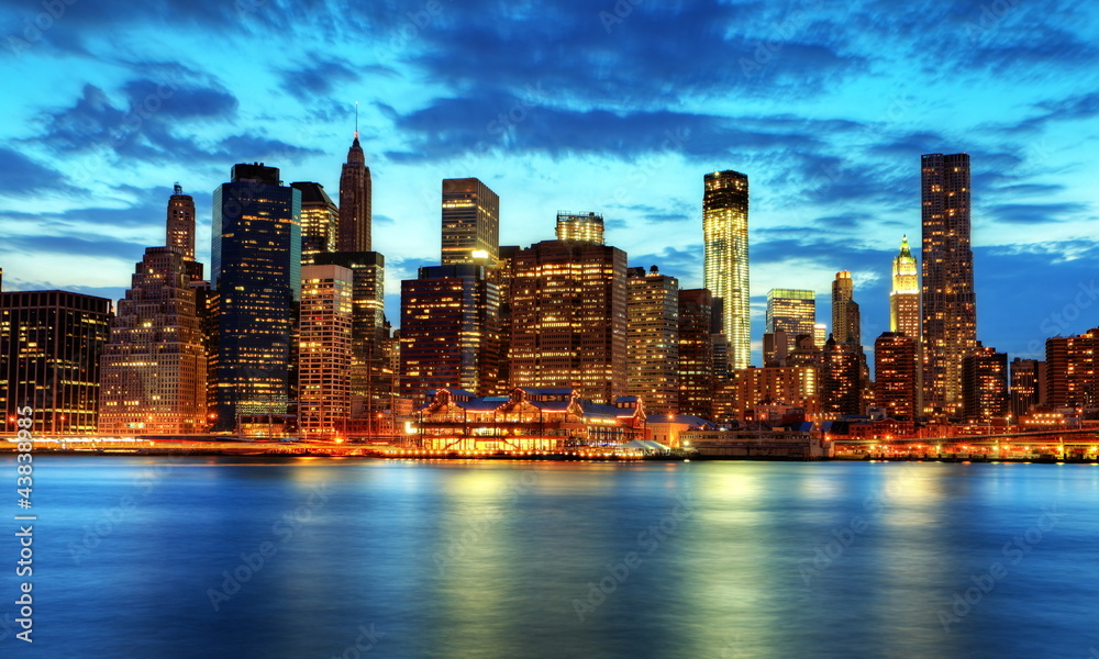 Obraz Pentaptyk Skyline de Manhattan, New