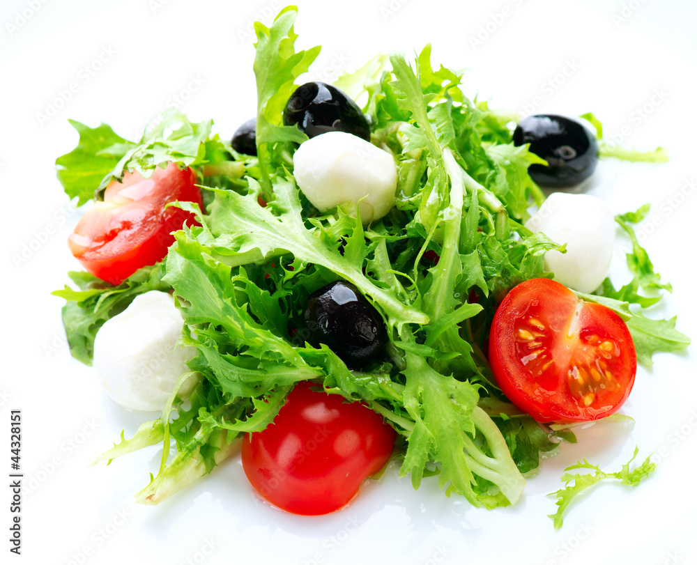 Fototapeta Salad with Mozzarella Cheese
