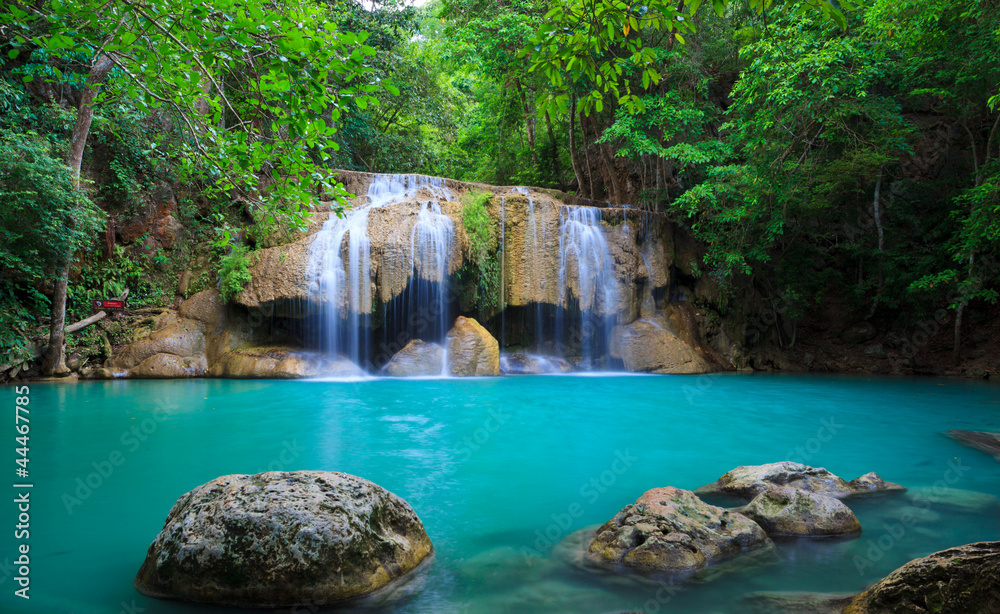 Fototapeta Erawan Waterfall,