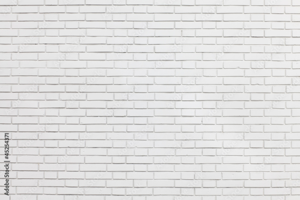 Fototapeta white brick wall