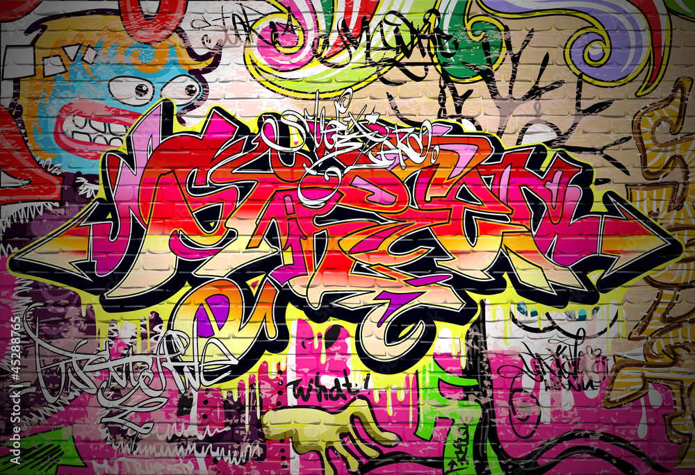 Fototapeta Graffiti Art Vector Background