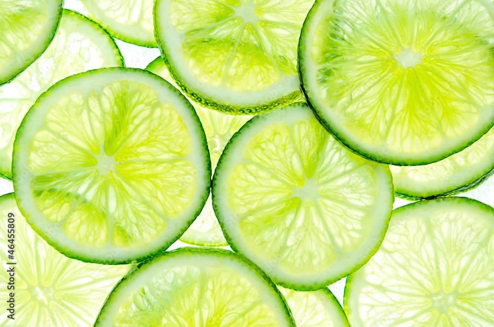 Fototapeta Lime slices