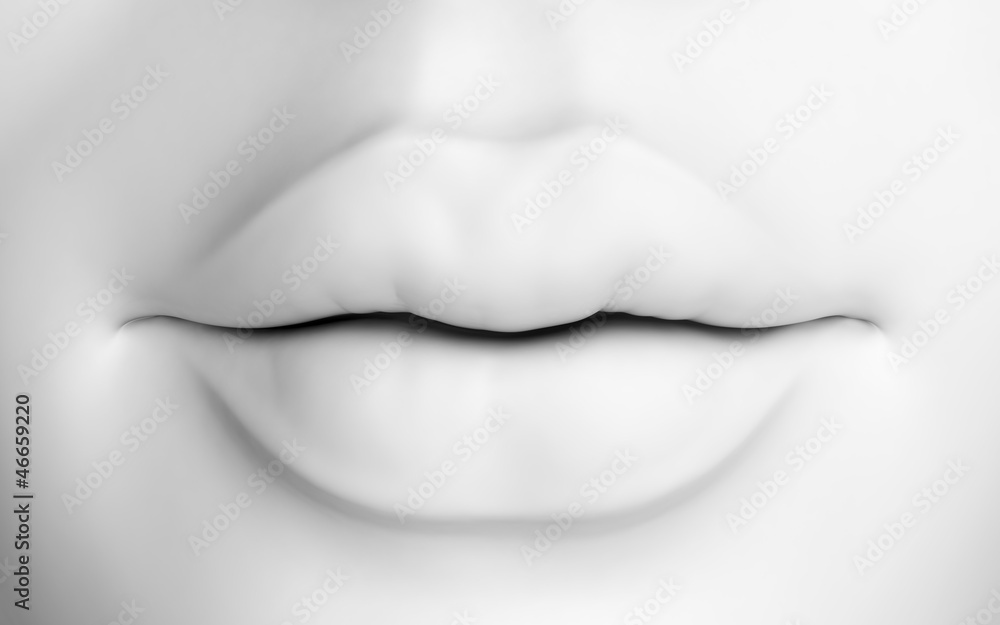 Fototapeta Female lips