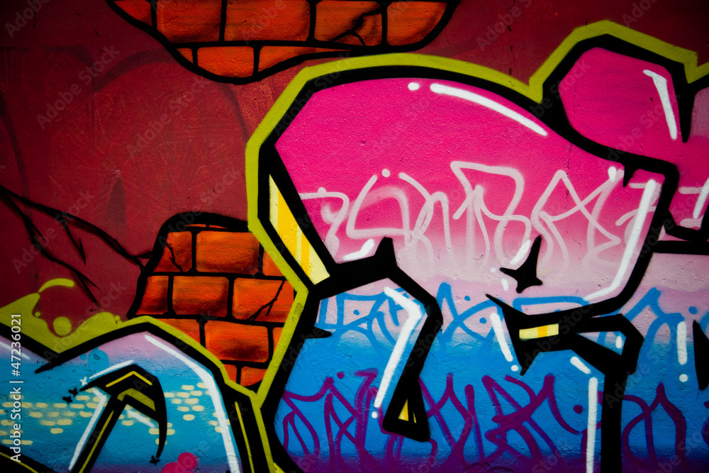 Fototapeta urban graffiti