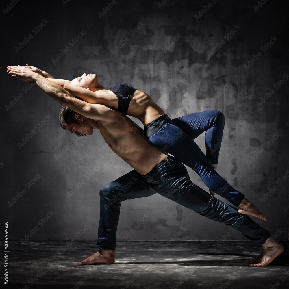 Fototapeta Two dancers
