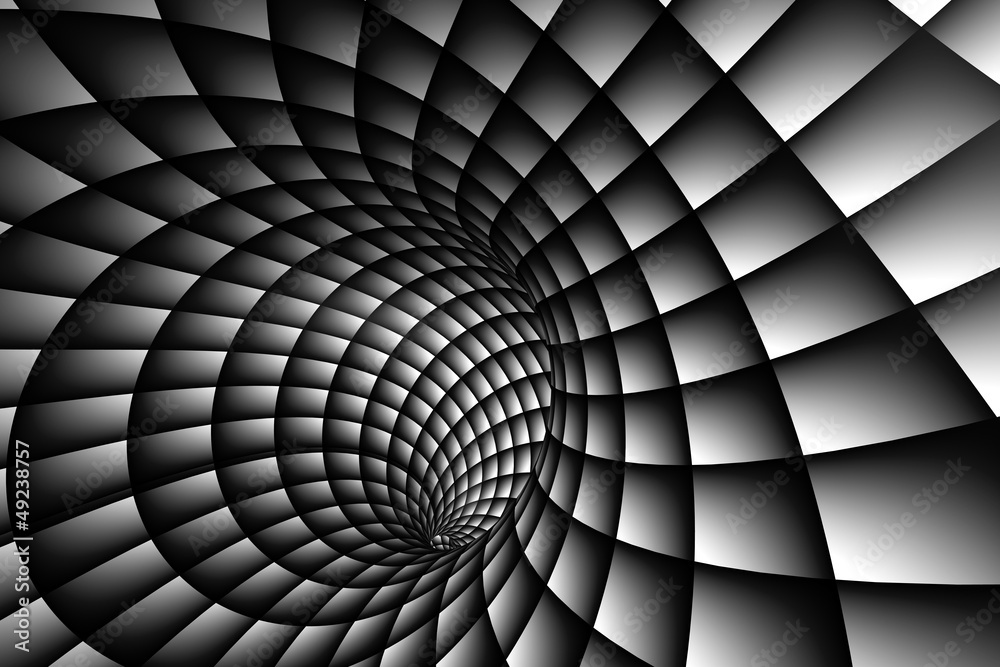 Obraz Kwadryptyk 3D Abstract Spiral