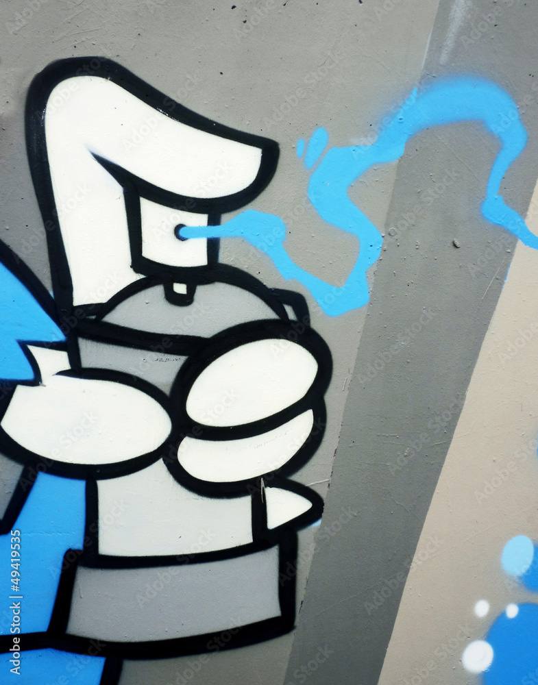 Fototapeta spray can graffiti