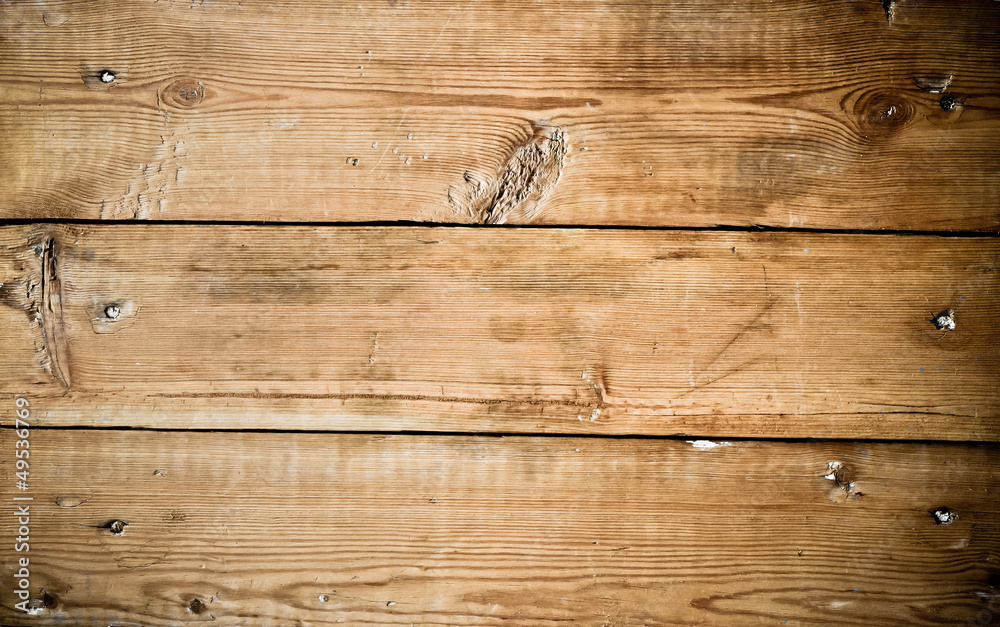 Obraz Tryptyk old wooden board, background