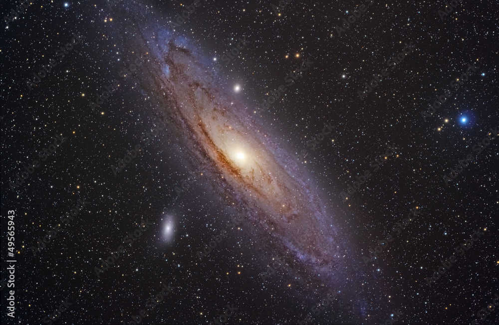 Obraz Kwadryptyk Andromeda galaxy