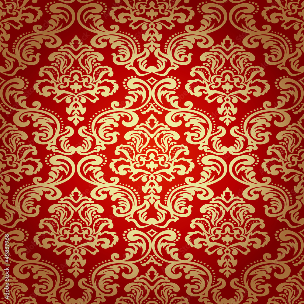 Fototapeta Royal luxury pattern seamless