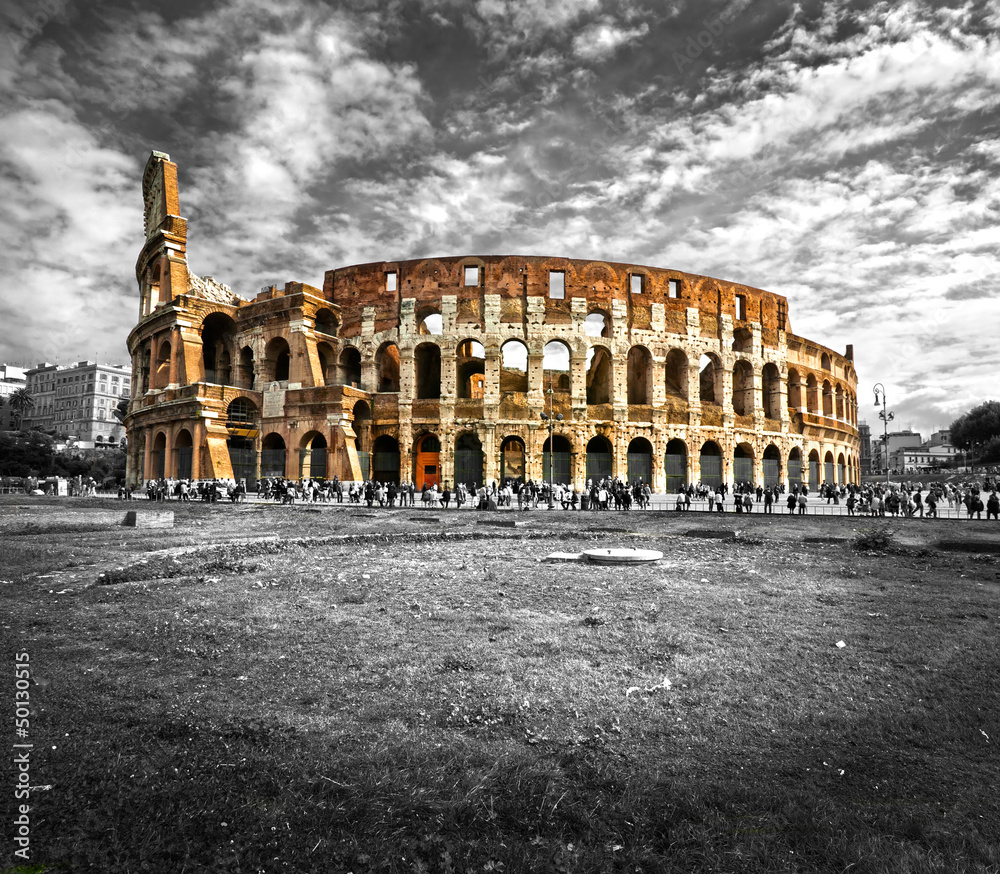 Fototapeta The Majestic Coliseum, Rome,