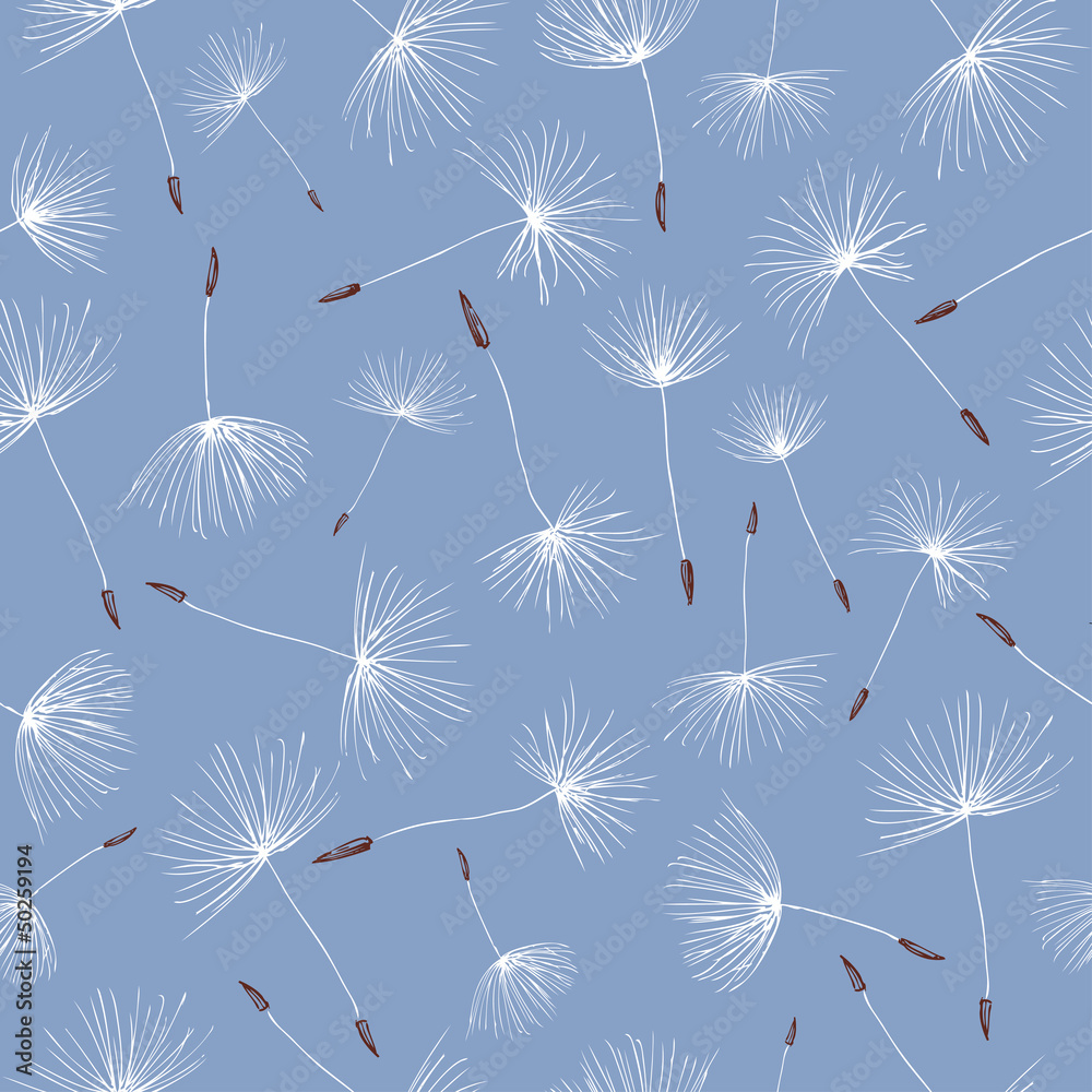 Tapeta background with dandelions